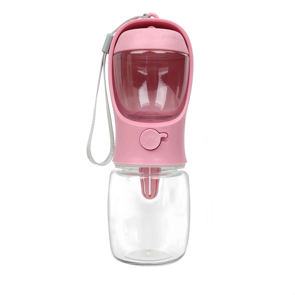 2-in-1 Pet Travel Water Bottle with Food Container for Dogs & Cats