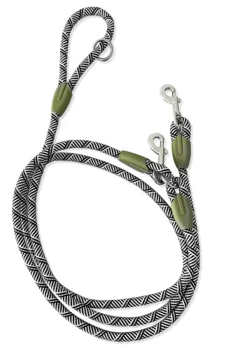 Hands-Free Reflective Dog Leash with Bungee, Crossbody Walking