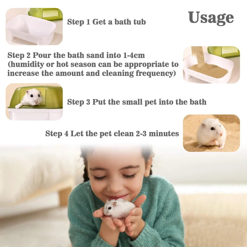 Dust-Free Walnut Sand Bedding Litter for Hamsters and Small Pets