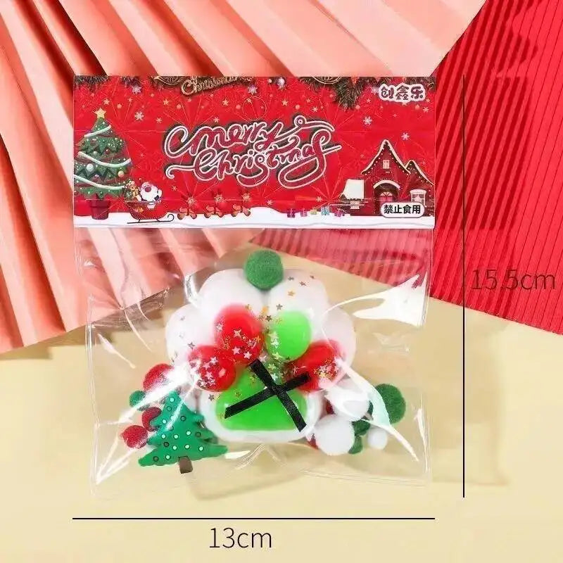 Christmas Cat Paw Squishy Fidget Toy, Stress Relief Gift