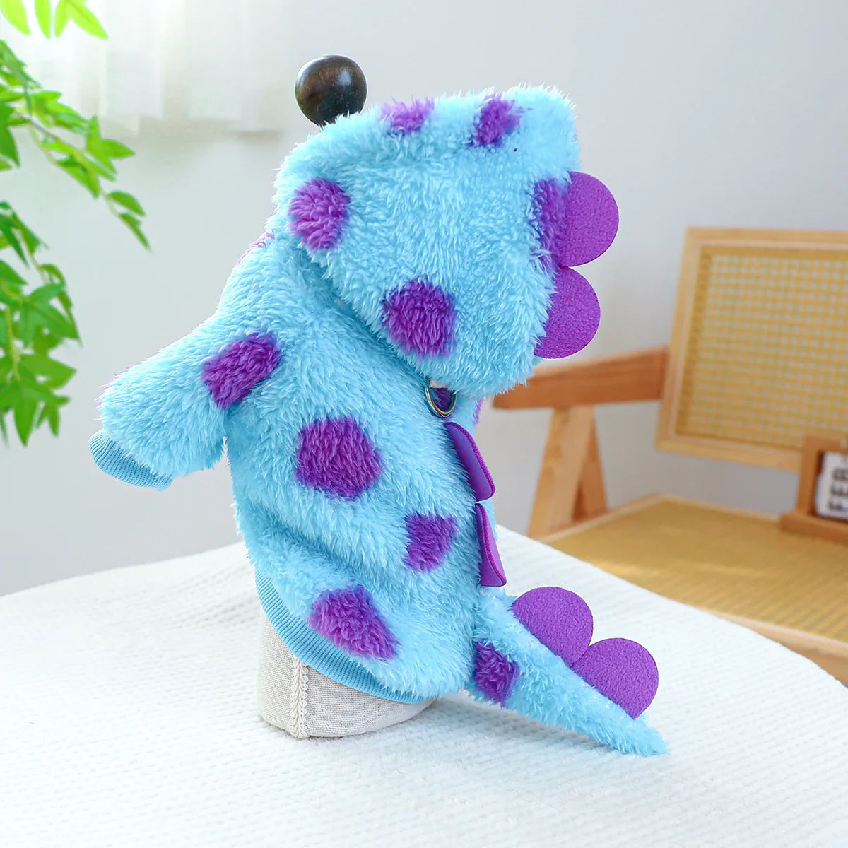 Cartoon Four-Leg Cotton Coat for Dogs & Cats, Warm Fall Pet Outfit