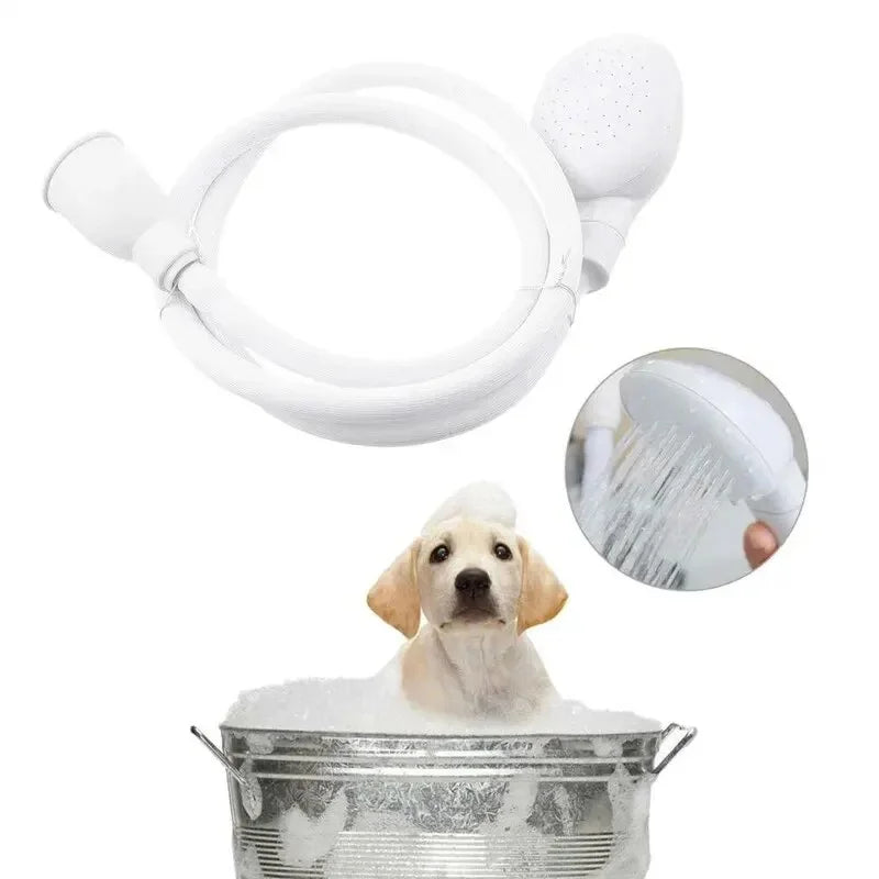 Pet Shower Sprayer Head for Dog and Cat Bathing, Garden Hose Fit