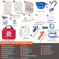 Pet First Aid Kit for Dogs & Cats, Travel and Camping Emergency Set