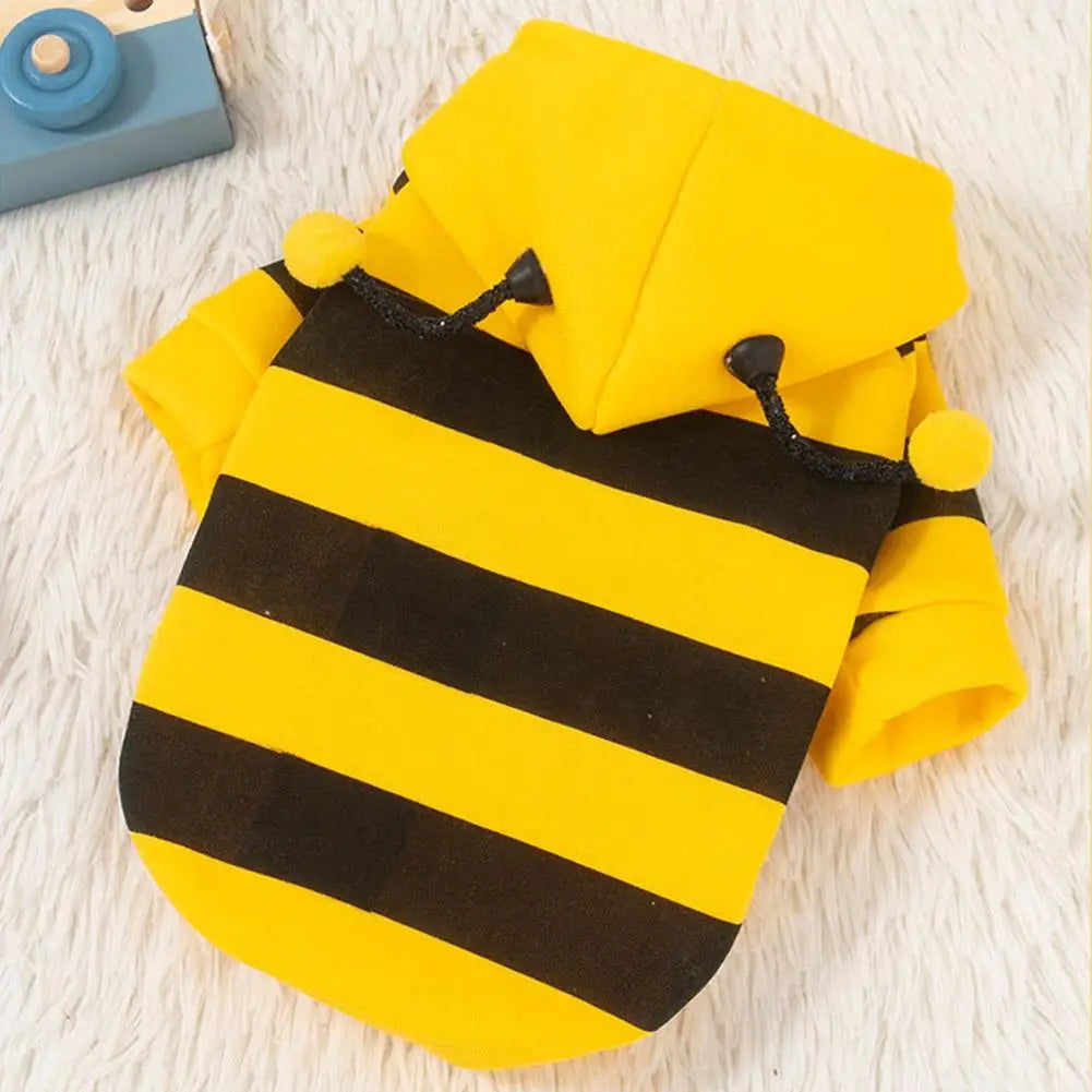 Warm Fleece Dog Hoodie Autumn Winter Pet Clothes