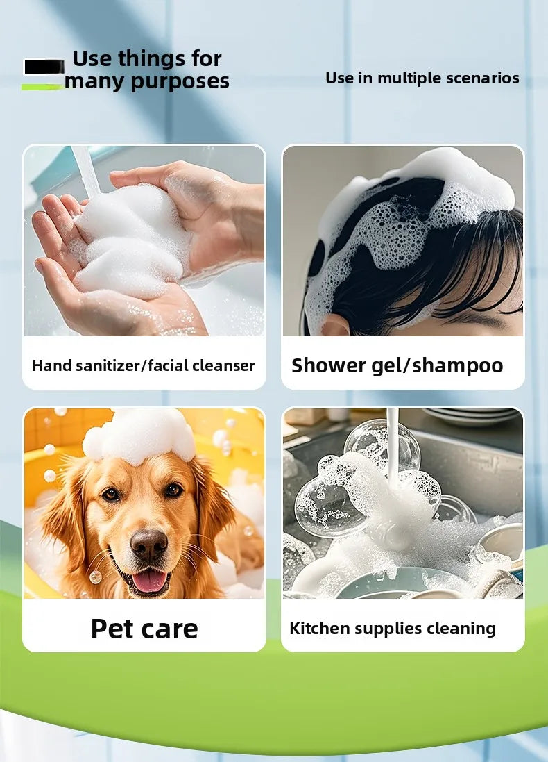 Electric Pet Bath Foam Maker, Dog Cat Shampoo Dilution Bottle