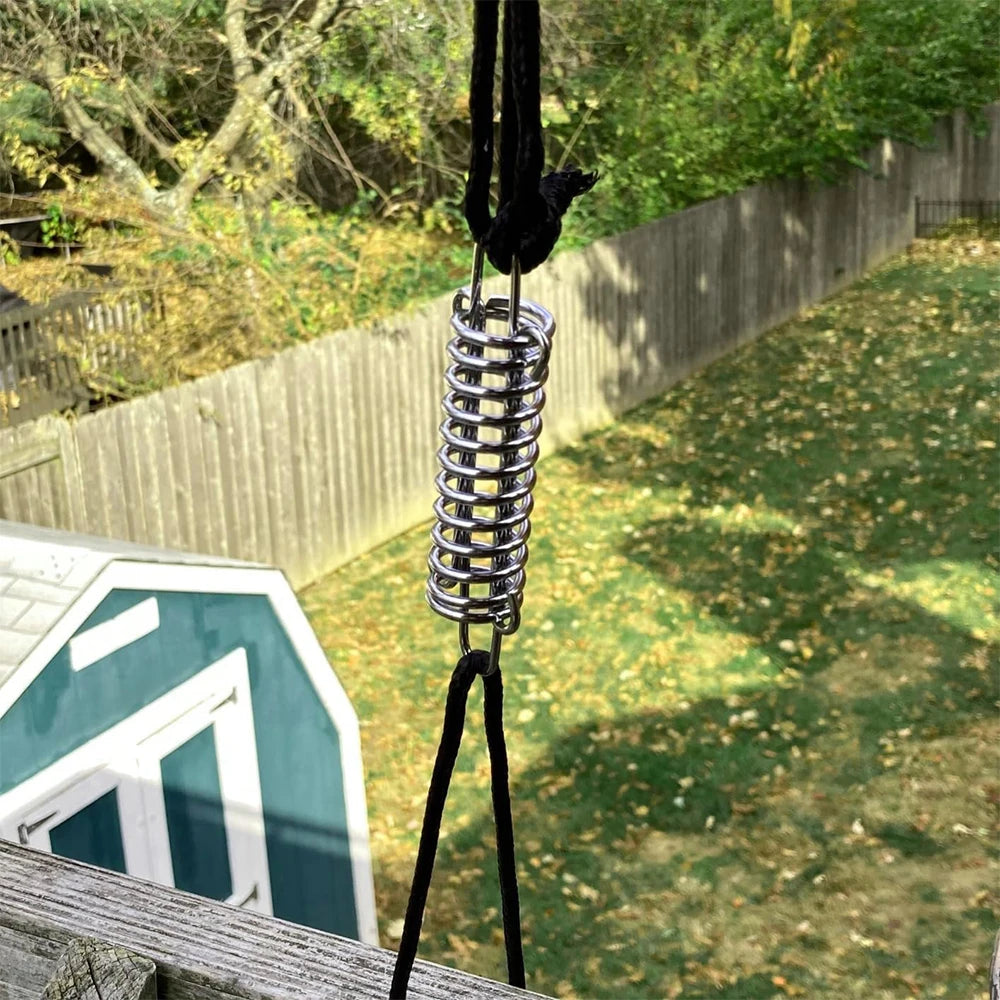 Dog Tie Out Shock Absorber Spring, Galvanized Steel Leash Buffer