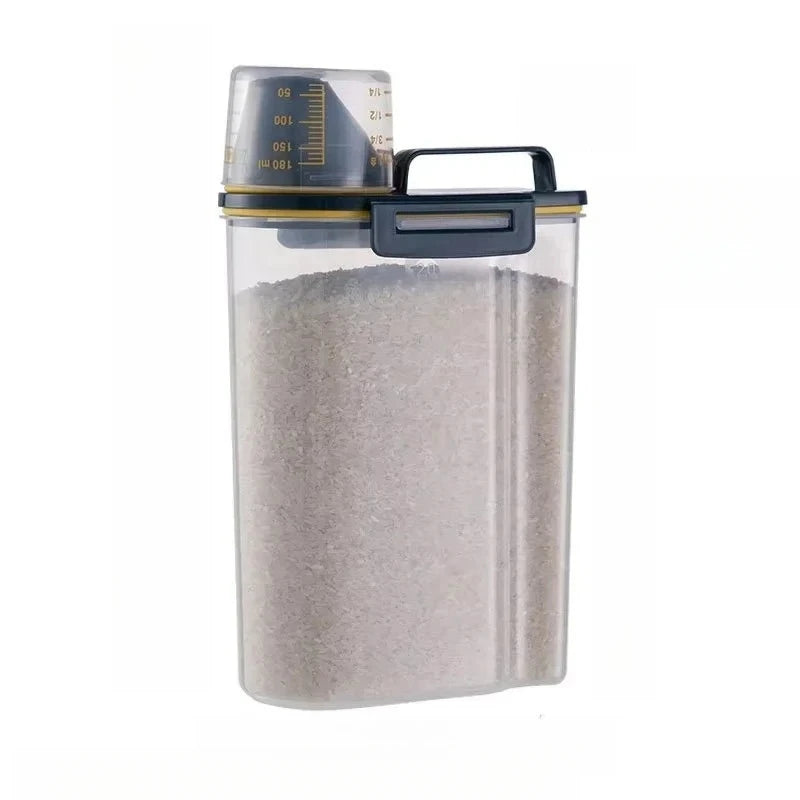 Airtight Pet Food Storage Container with Scoop – Dry Food Jar