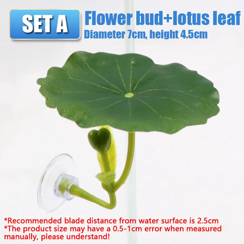 Betta Fish Leaf Hammock with Suction Cup, Resting Bed Aquarium Decor