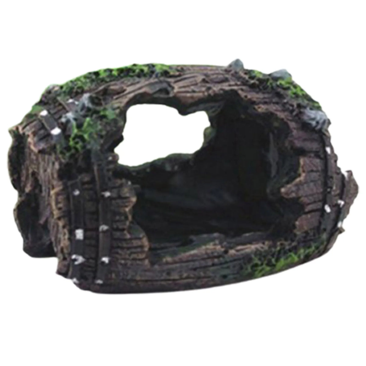 Aquarium Hollow Log Tree Tunnel Cave, Fish Tank Hideout Decoration