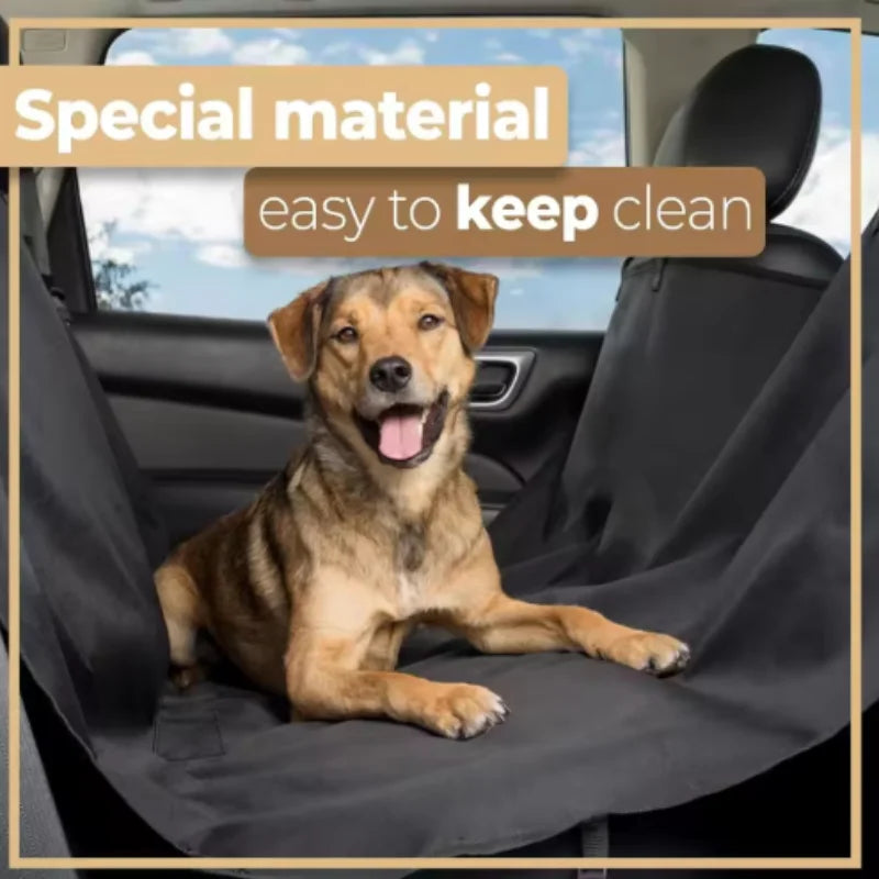 Foldable Dog Car Seat Basket with Safety Leash for Small Pets