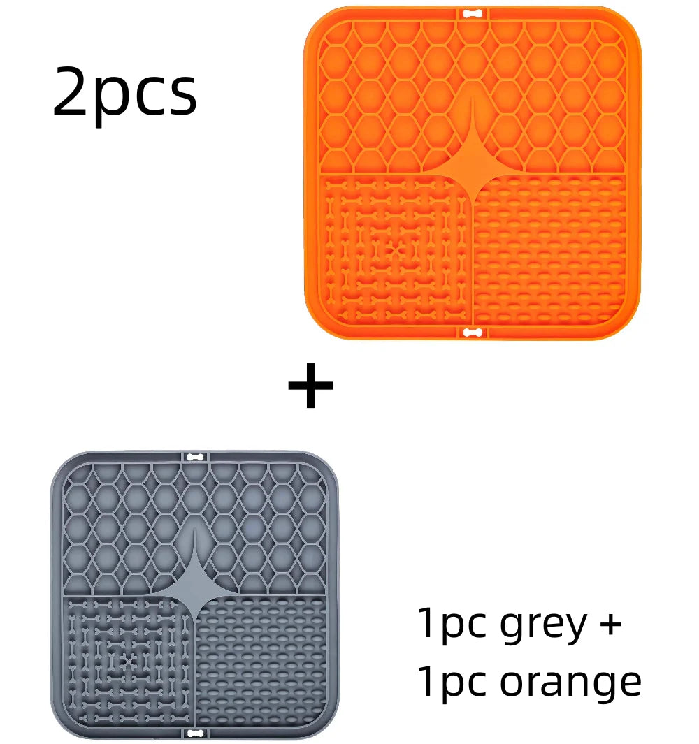 Suction Cup Dog Lick Mat for Bath Time Distraction and Grooming