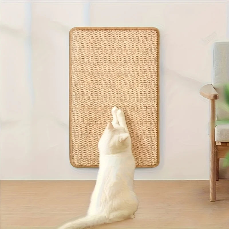 Sturdy Sisal Cat Scratching Post, Sofa-Safe Nail Care Scratcher