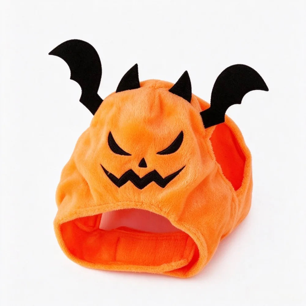Halloween Pumpkin Bat Headgear Costume Hat for Dogs & Cats