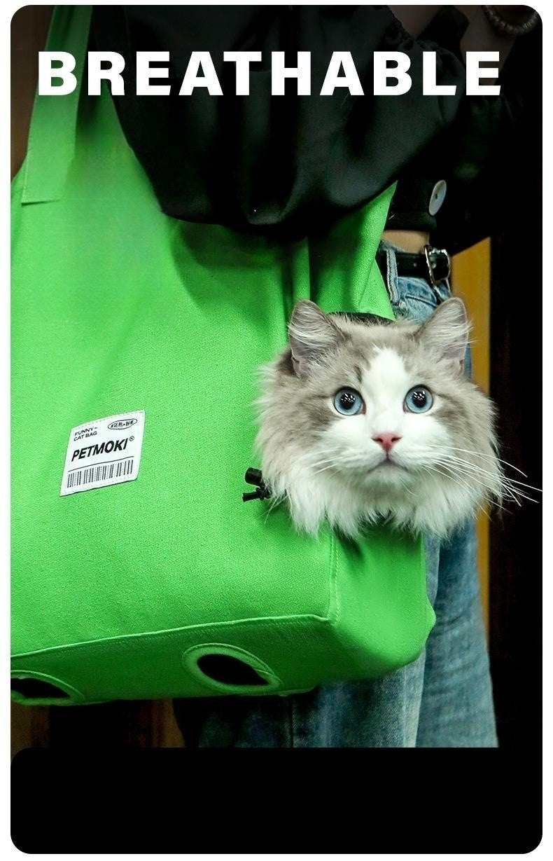 Pet Carrier Shoulder Sling Bag for Small Dogs & Cats on the Go