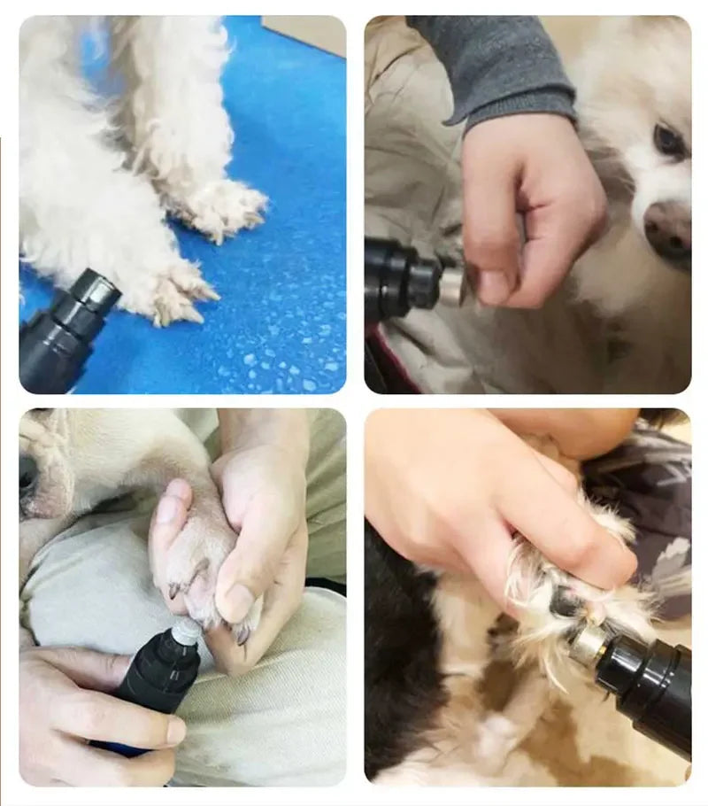 Quiet Rechargeable Pet Nail Clipper & Grinder for Dogs & Cats