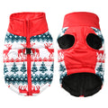 Christmas Snowman Print Dog Jacket for Small & Medium Dogs