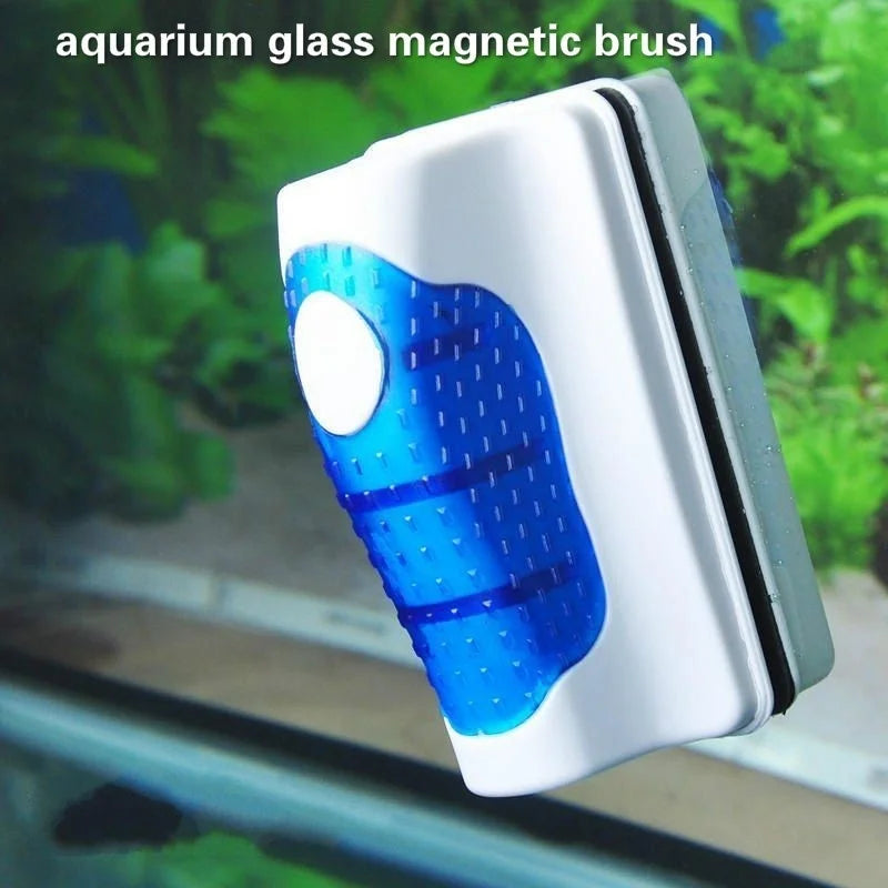 Floating Magnetic Aquarium Glass Cleaner, Algae Scraper Brush for Fish Tanks