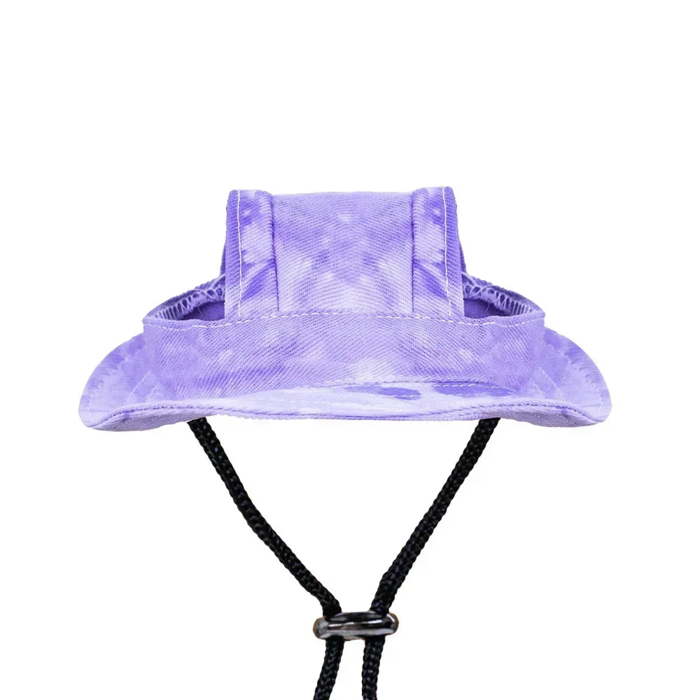 Cowboy Hat for Dogs and Cats with Ear Holes, Party Cap