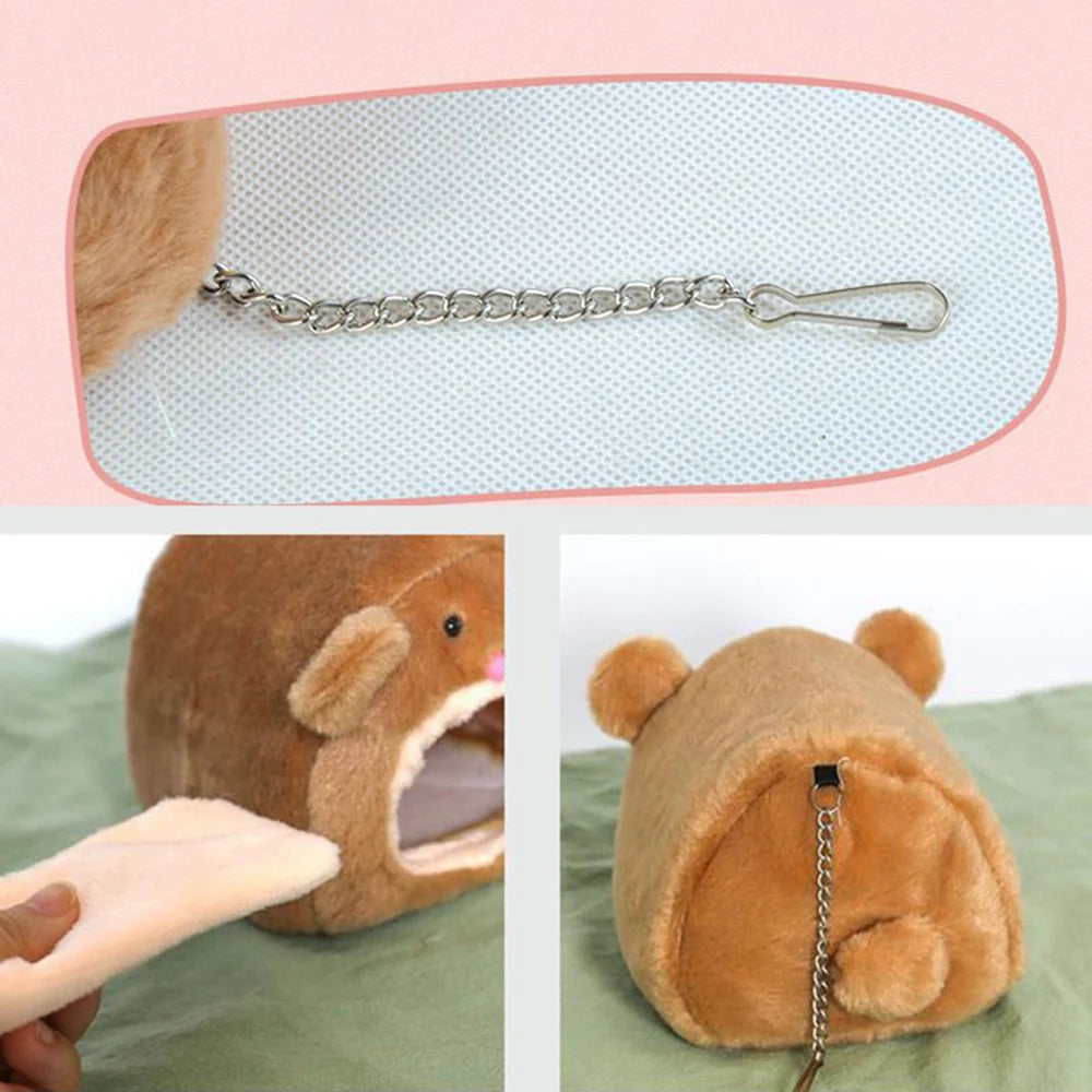 Cozy Cotton Hamster Nest, Winter Warm Small Pet Sleeping Bed