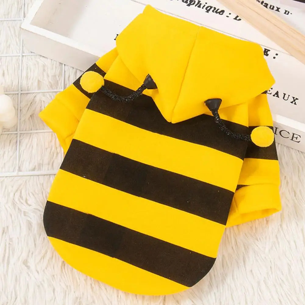 Warm Fleece Dog Hoodie Autumn Winter Pet Clothes