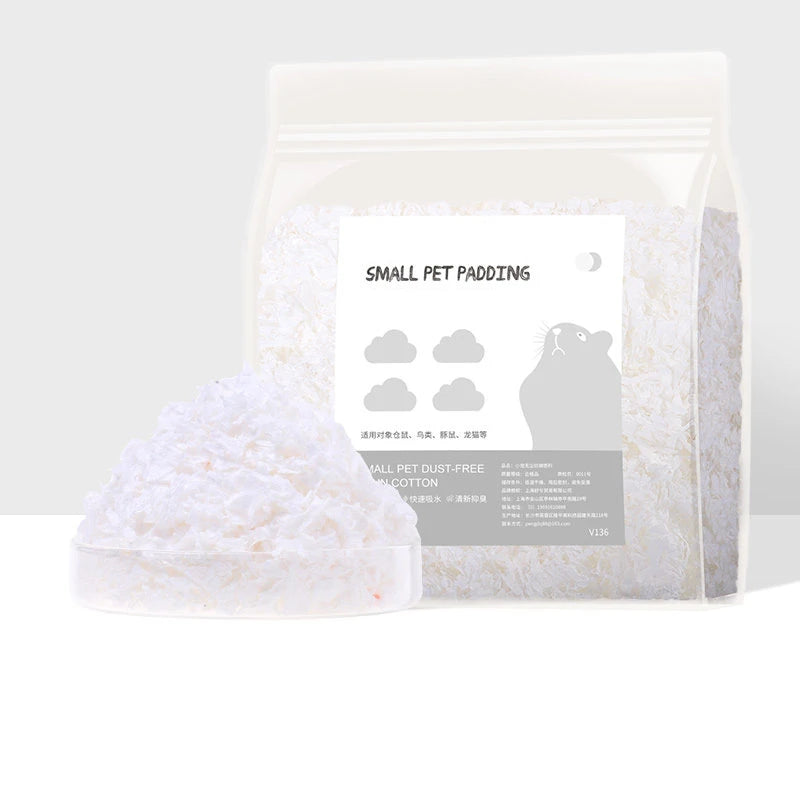 Dust-Free Paper Bedding for Hamsters & Small Pets, Odor Control 300g