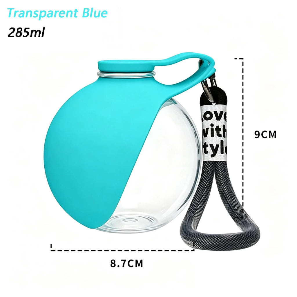 2-in-1 Portable Dog Water Bottle and Bowl for Walks and Travel
