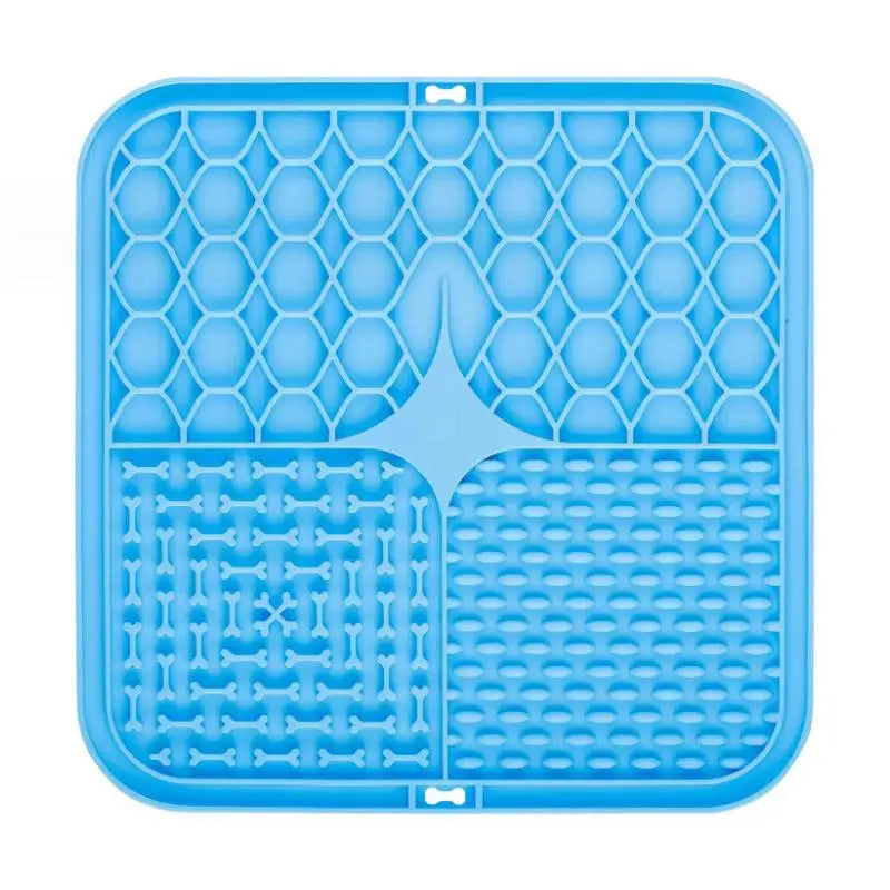 Silicone Suction Lick Mat for Dogs, Slow Feeder Bath Distraction Pad