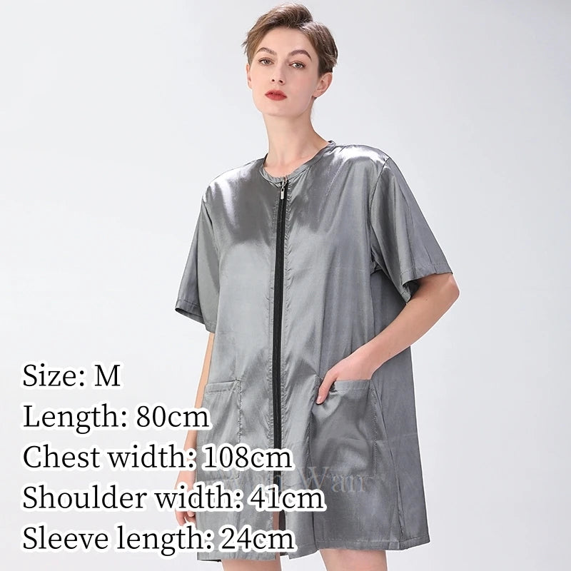 Anti-Hair Pet Grooming Smock, Waterproof Groomer Apron Uniform