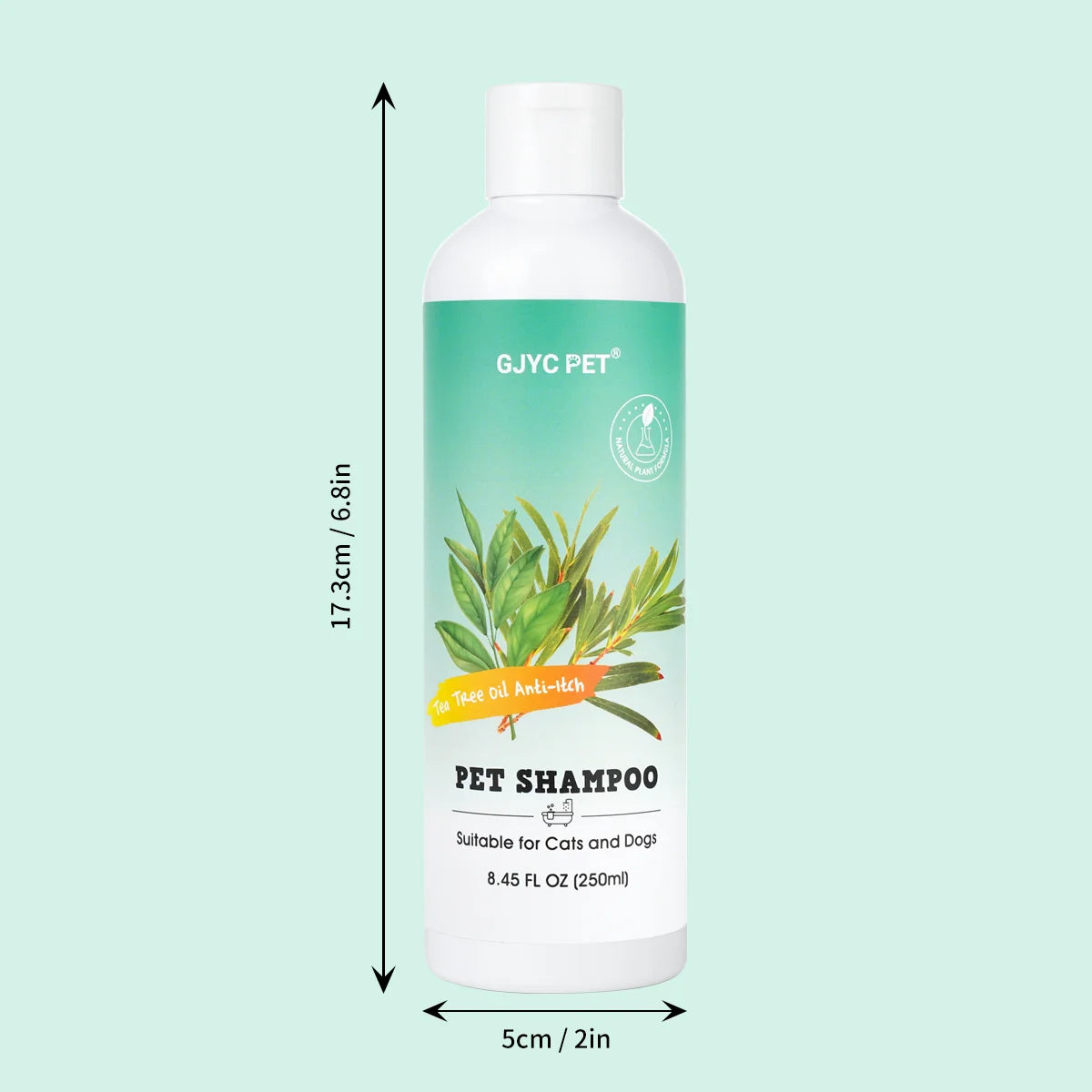 Gentle Moisturizing Cat Shampoo for Soft, Shiny, Odor-Free Fur