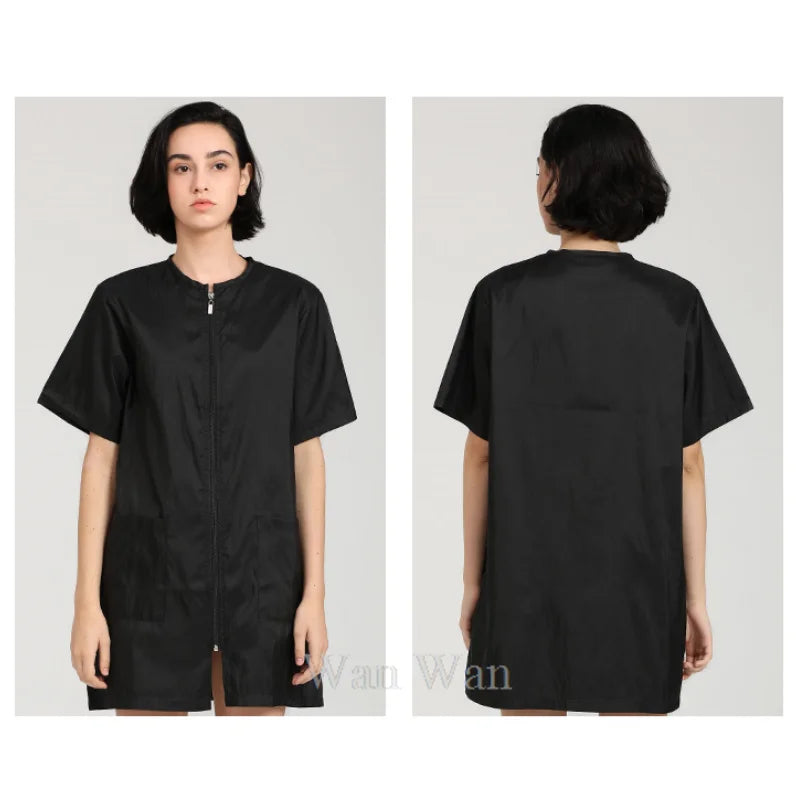 Anti-Hair Pet Grooming Smock, Waterproof Groomer Apron Uniform