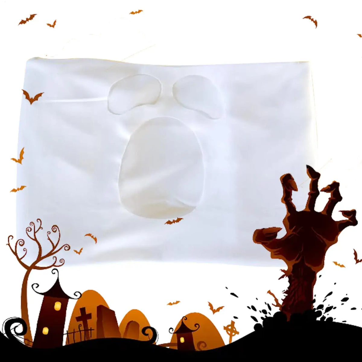 Dog Ghost Halloween Costume Cosplay Party Outfit for Pets