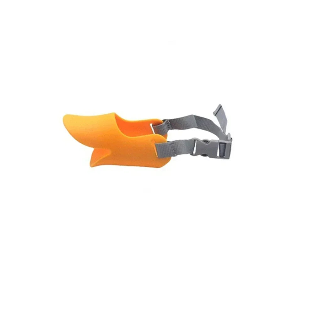 Silicone Duck Mouth Dog Muzzle, Anti-Bite Soft Mask for Dogs