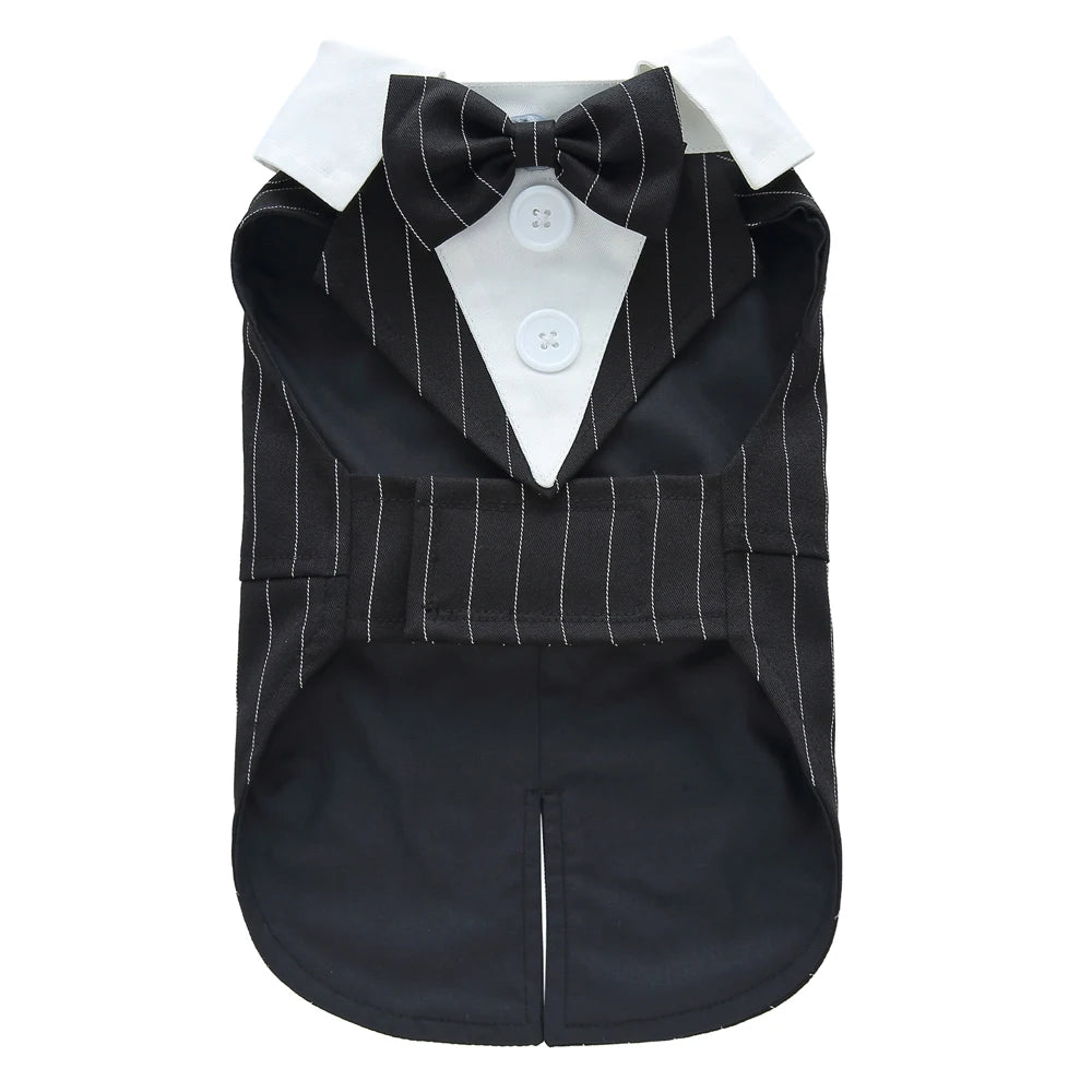 Dog Tuxedo Formal Suit, Christmas & Halloween Party Costume