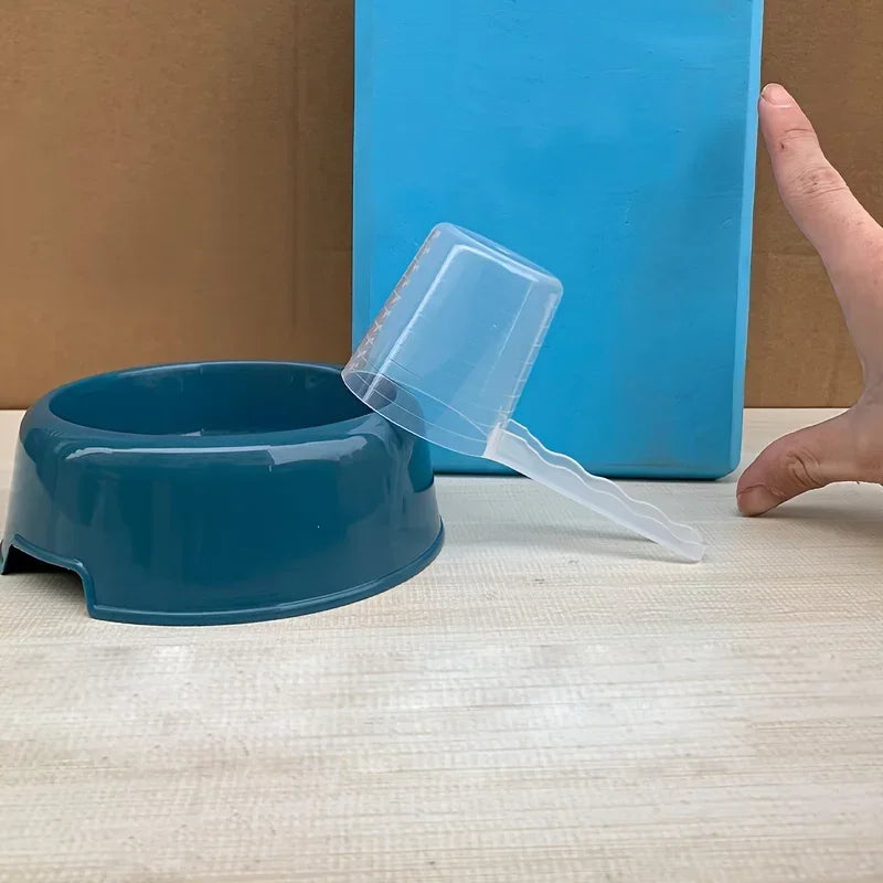 Transparent Pet Food Measuring Scoop with Scale, 100ml Feeding Spoon