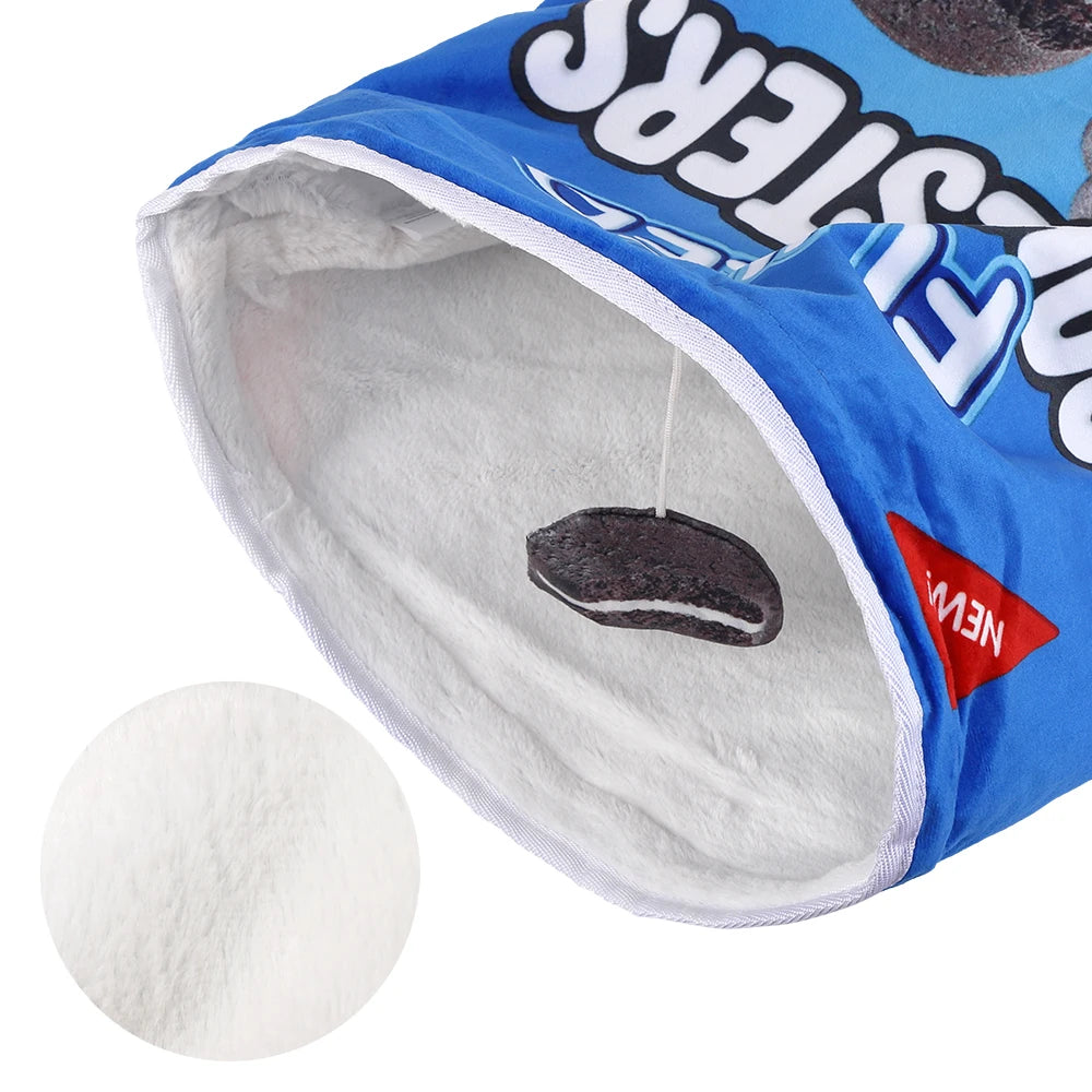 Halloween Print Collapsible Cat Tunnel Toy for Kittens