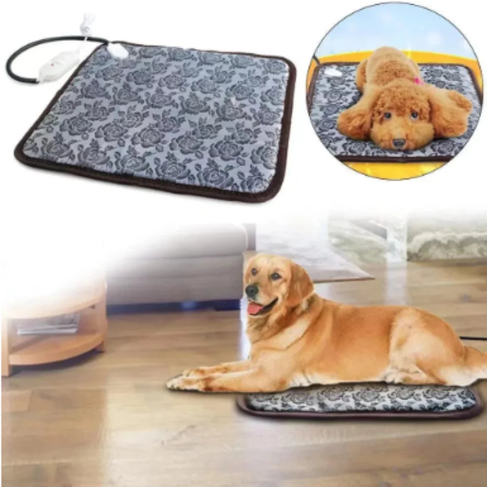 Adjustable Electric Pet Heating Pad, Waterproof Dog & Cat Warming Mat