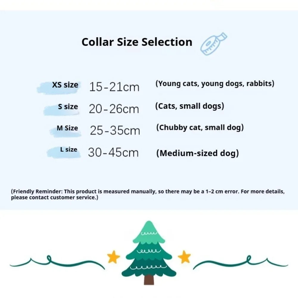 Christmas Pet Collar Bandana, Festive Holiday Dog & Cat