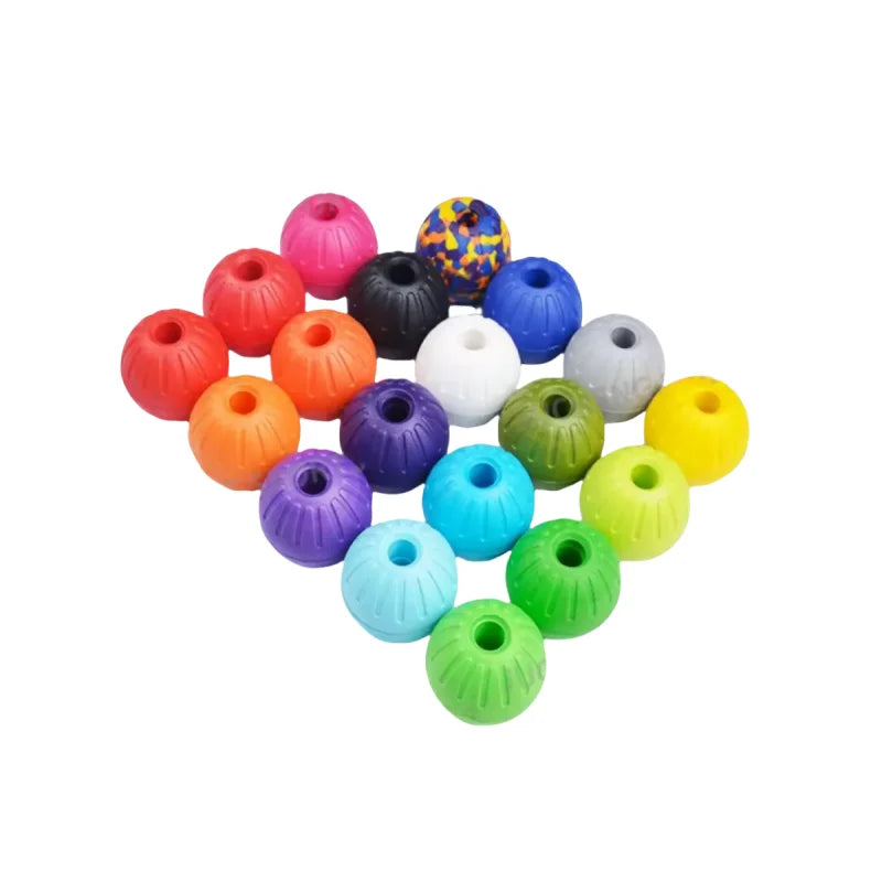 Indestructible Rubber Dog Ball – 7cm/9cm Chew & Fetch Toy