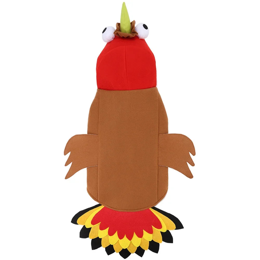 Thanksgiving Turkey Dog Costume for Small, Medium & Large Dogs