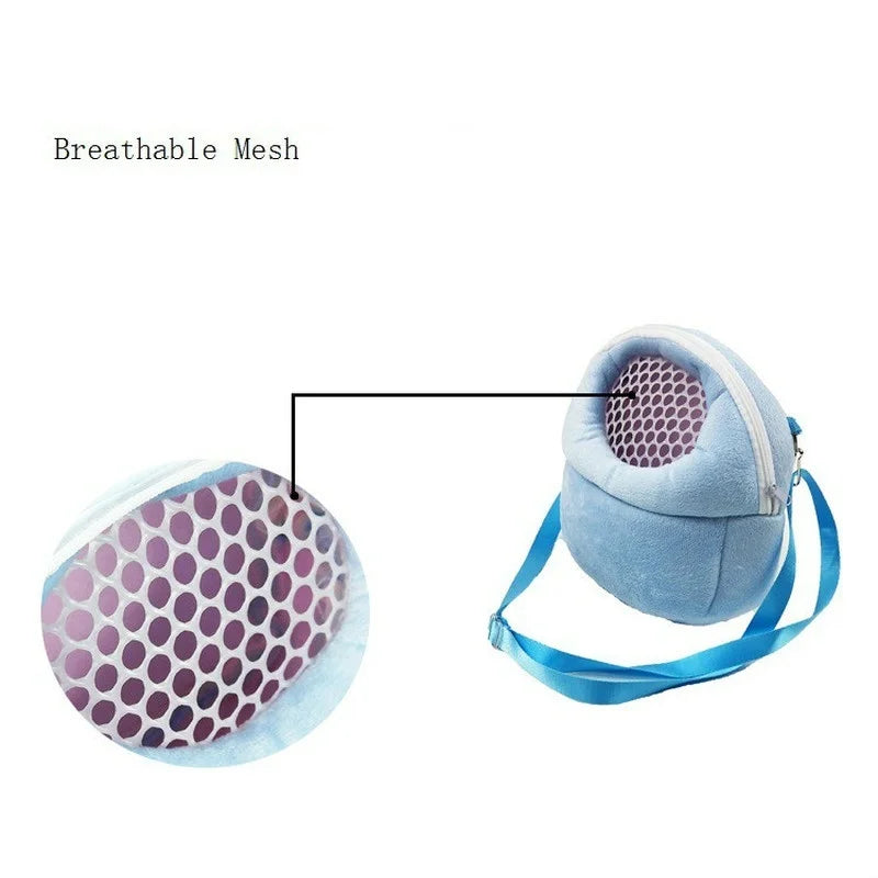 Breathable Small Pet Carrier Pouch for Guinea Pigs, Hamsters & Rats
