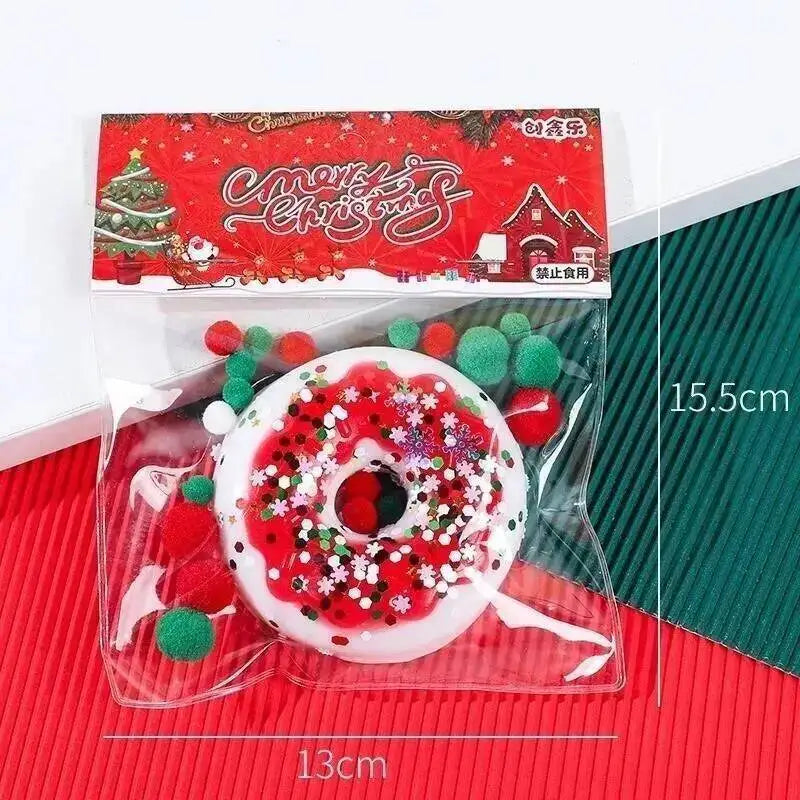 Christmas Cat Paw Squishy Fidget Toy, Stress Relief Gift