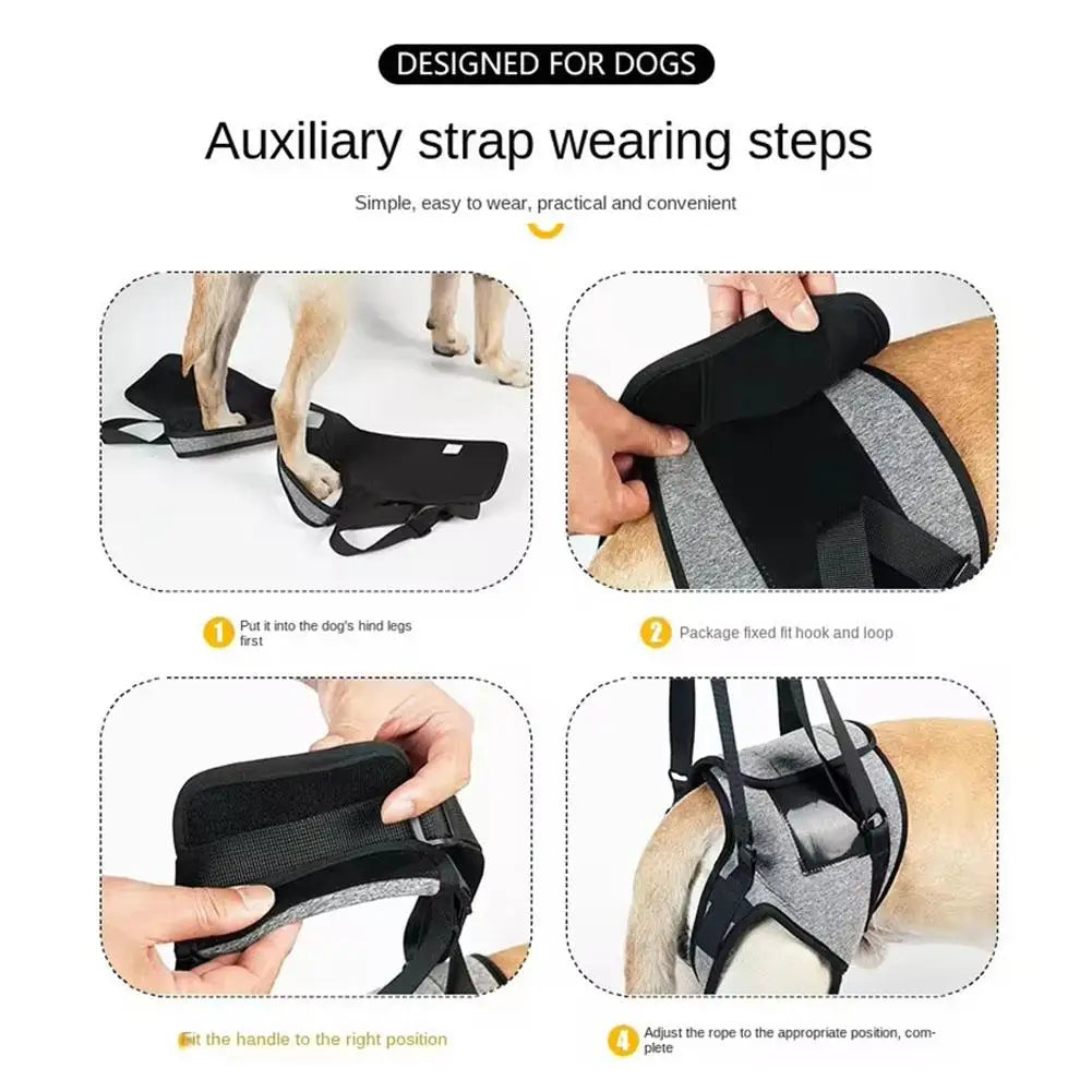 Adjustable Dog Rear Leg Support Harness for Old Disabled Pets