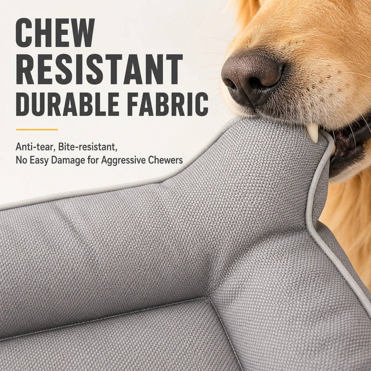 Chew-Resistant Waterproof Dog Crate Mat, Thick Non-Slip Sleeping Pad