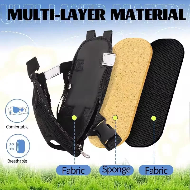 Breathable Mesh Pet Carrier Backpack, Hands-Free Front Carrier