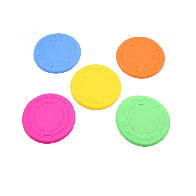 Floating Dog Frisbee, Bite-Resistant Flying Disc for Fetch