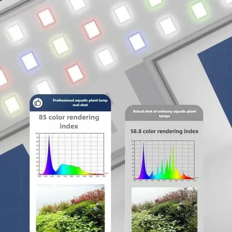 USB Clip-On LED Aquarium Light for Small Fish Tanks and Plants