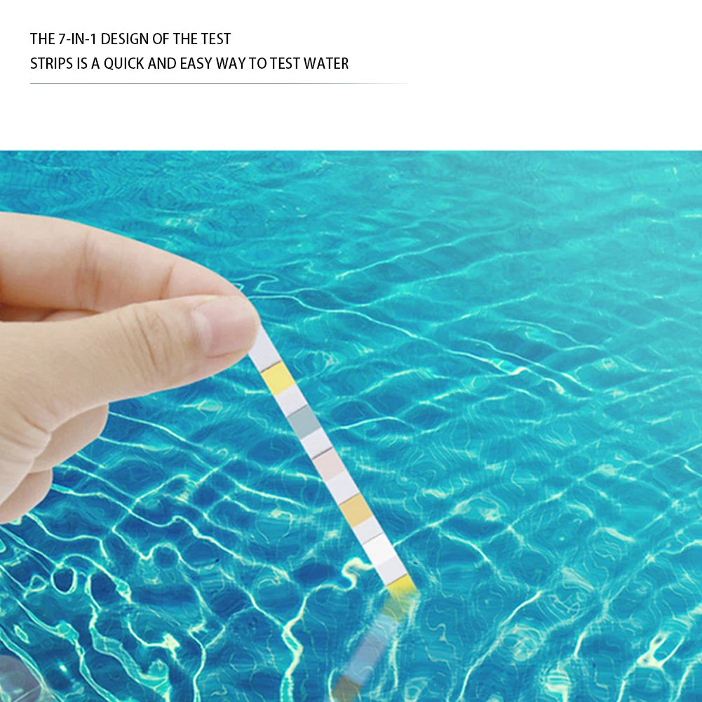 7-in-1 Aquarium Water Test Strips, pH & Water Quality Kit for Fish Tanks