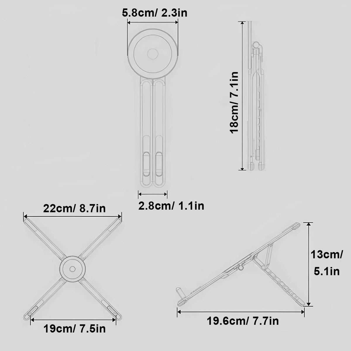 3-in-1 Magnetic Selfie Stick Tripod