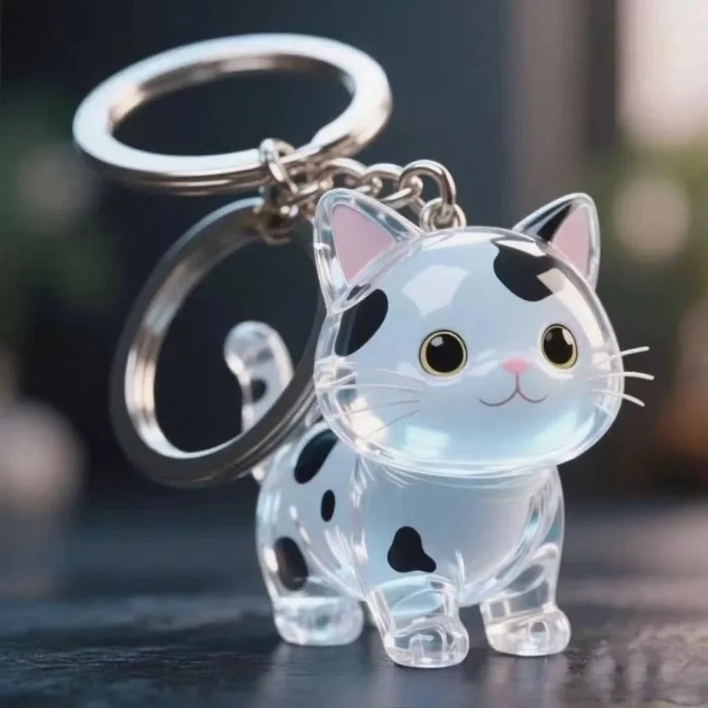 Pet Hair Keepsake Keychain Box, Pet Memorial Gift for Owners