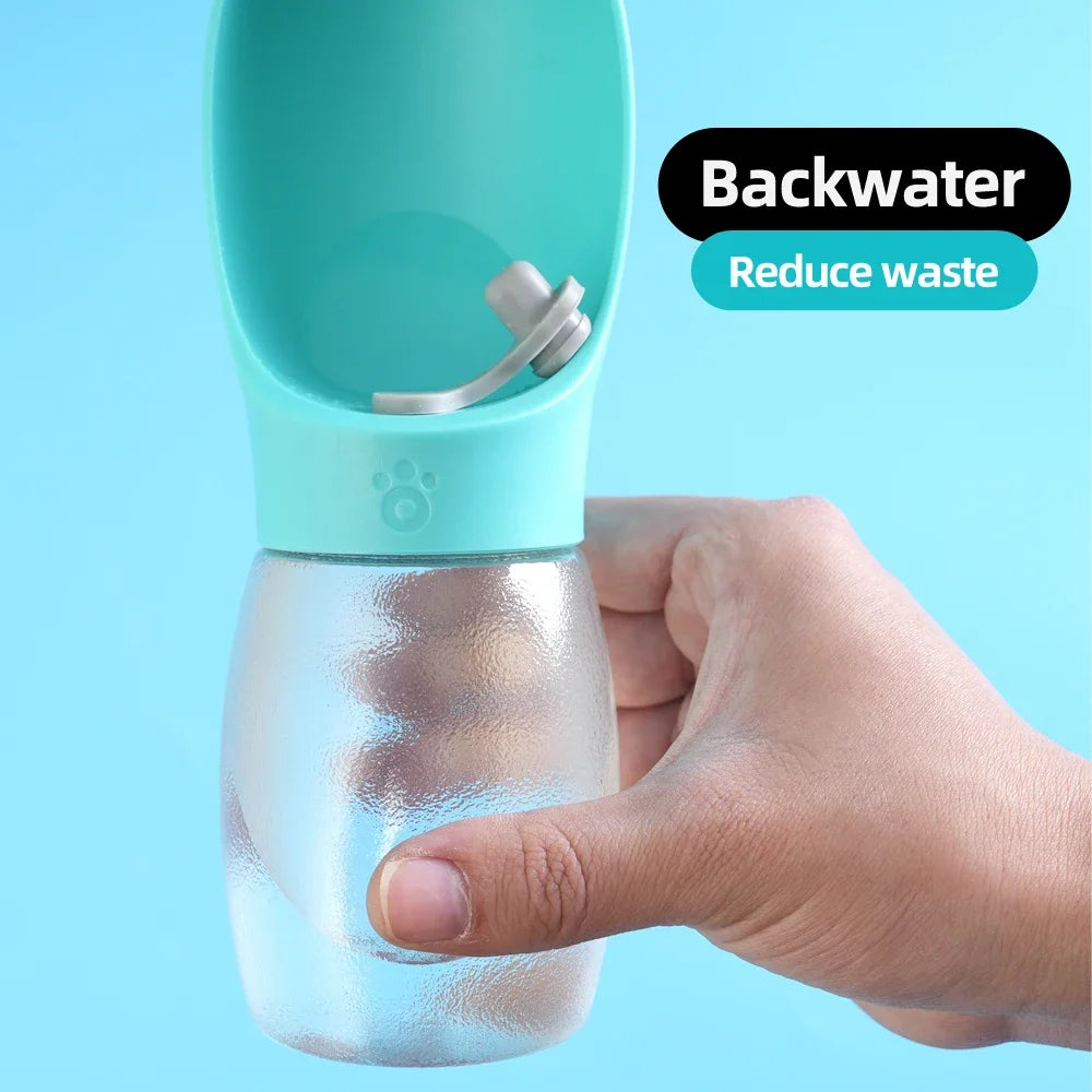 Portable Dog Water Bottle with Drinking Bowl for Walks & Hikes